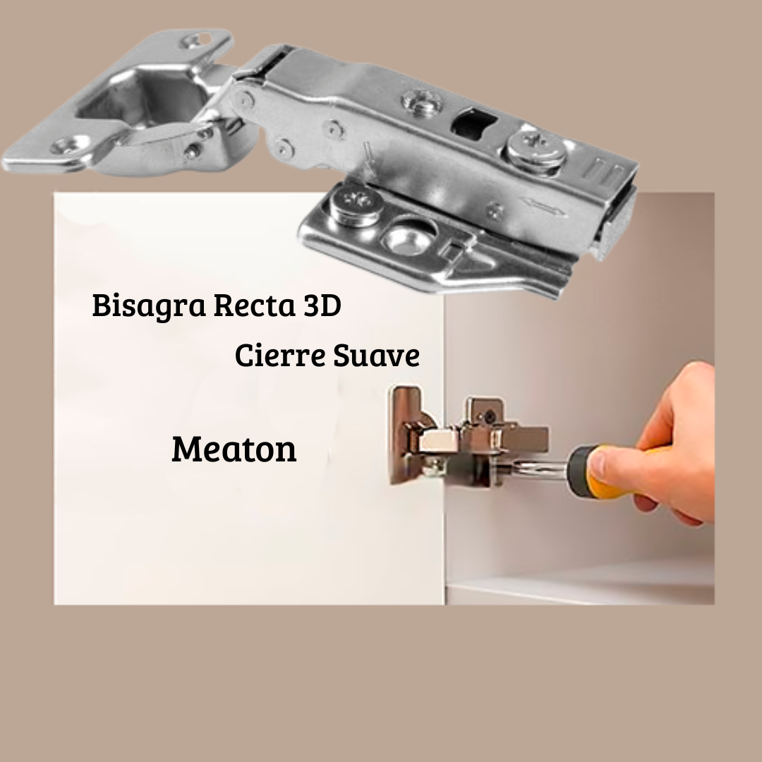 bisagra recta 3d cs meaton